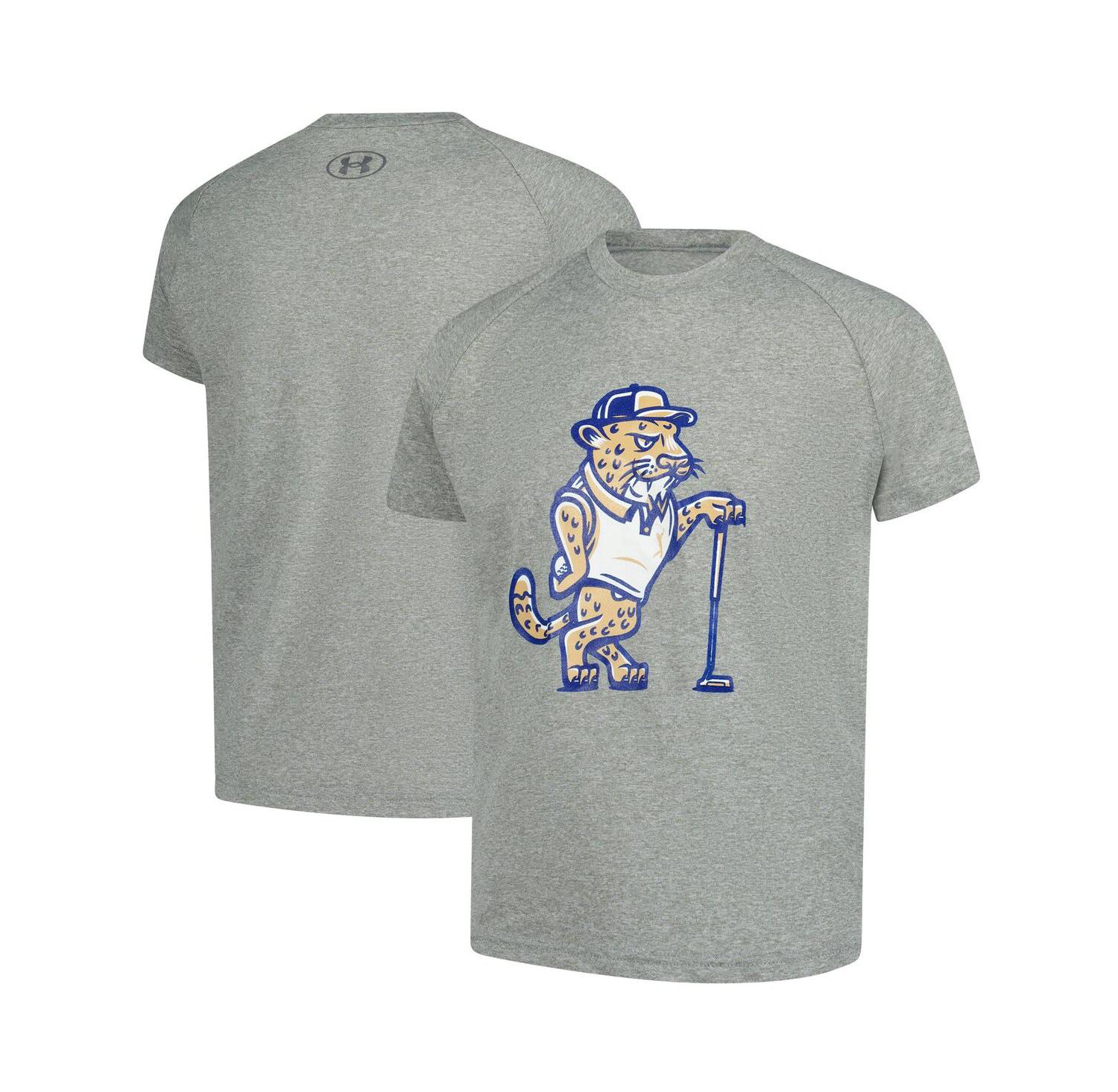 Big Boys and Girls Heather Gray THE PLAYERS Raglan Tech T-Shirt