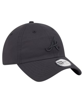 Men's Black Atlanta Braves Ripstop Casual Classic Adjustable Hat