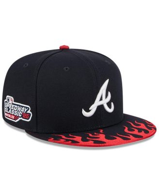 New Era - Men's Navy Atlanta Braves 2025 MLB Speedway Classic 9FIFTY Snapback Hat