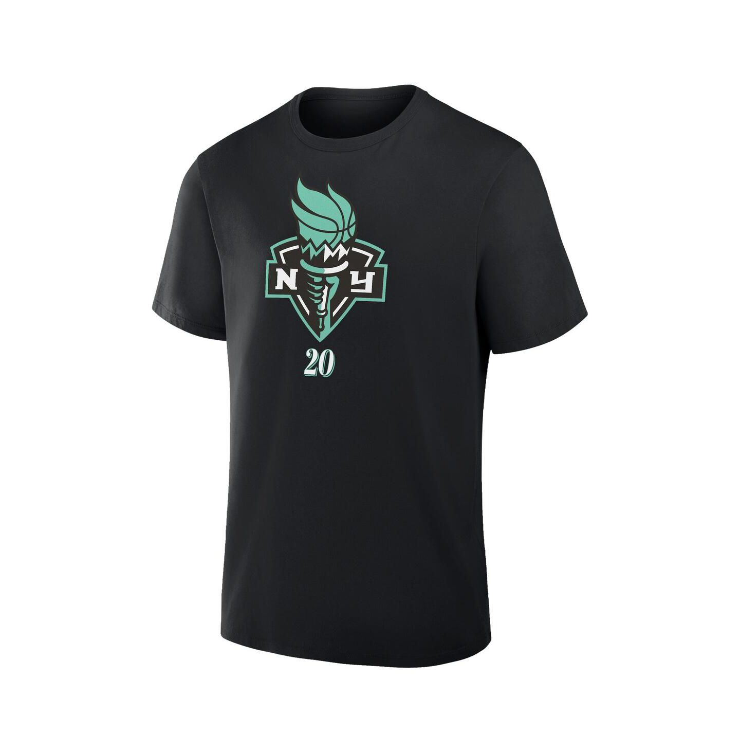 Мужская футболка Fanatics Sabrina Ionescu Black New York Liberty In The Paint Name & Number — фото 3