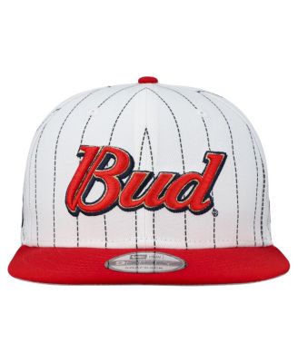 Men's White Dale Earnhardt Jr. Budweiser Baseball 9FIFTY Snapback Hat