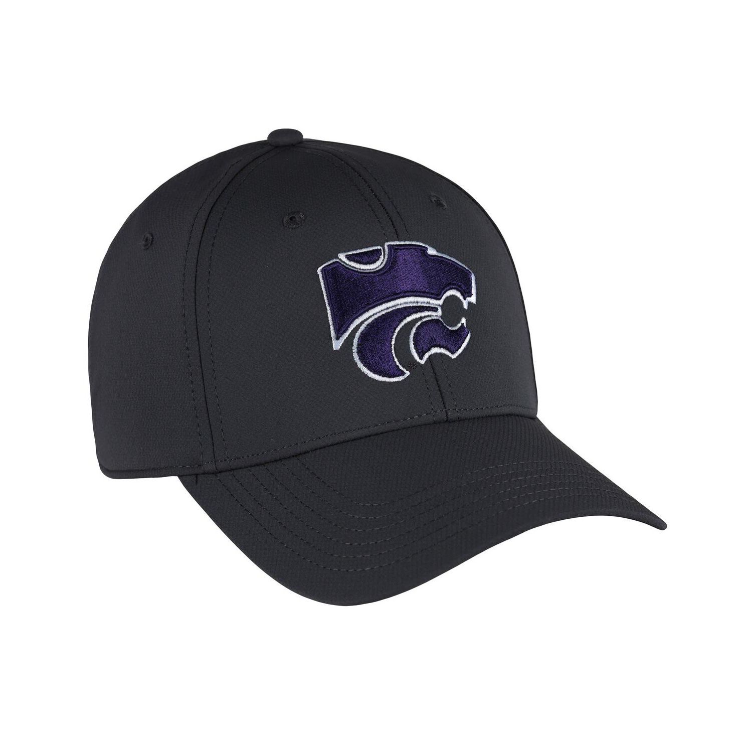 Men's Graphite Kansas State Wildcats Stratus Aerosphere Adjustable Hat