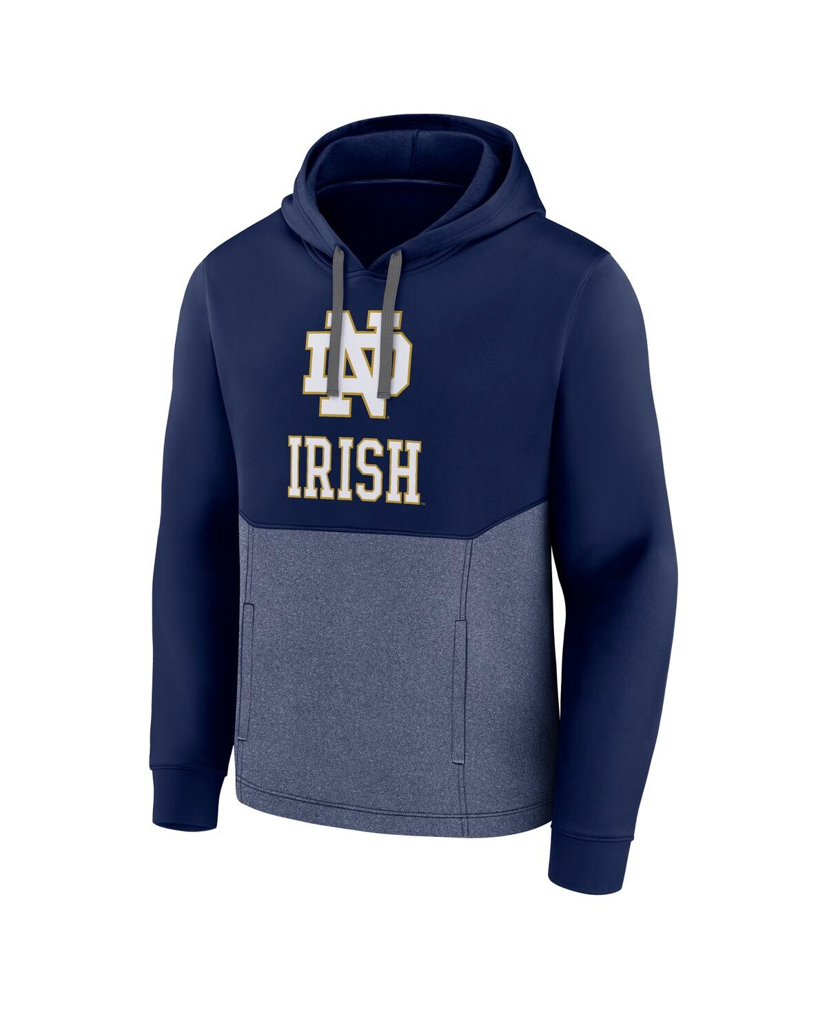 Fanatics Men's Navy Notre Dame Fighting Irish Winter Camp Pullover Hoodie In Blue