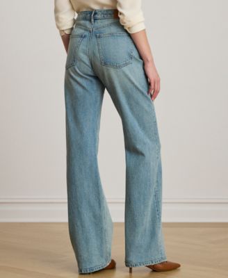 Petite High-Rise Wide-Leg Jeans
