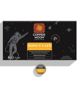 Copper Moon Coffee - Donut Cafe Blend, 80 Count