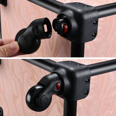 Rolling Makeup Train Case 4in1 Cosmetic Case