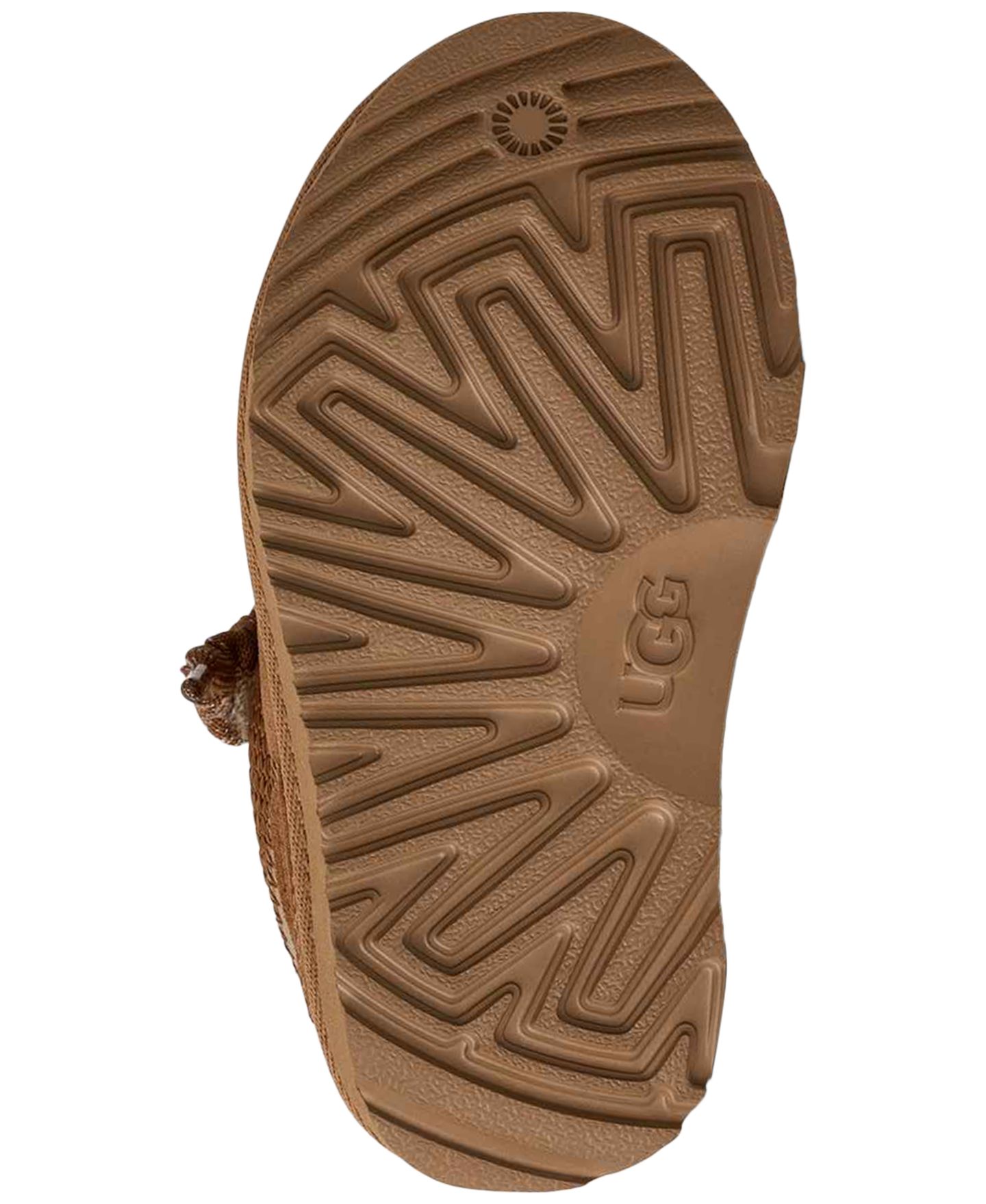 Кроссовки UGG® Lowmel Lace-Up Sneakers для девочек, цвет: Каштановый — фото 5
