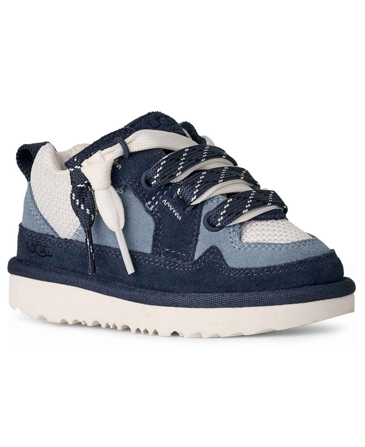 Ugg Toddler Boys And Girls Lo Lowmel Two-tone Flat Lace Sneaker, Macy's Exclusive In Blue