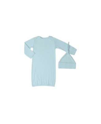 Baby Grey by Everly Grey Baby Boys Grey by Everly Grey Long Sleeve Gown Hat Set - Whispering blue 30$