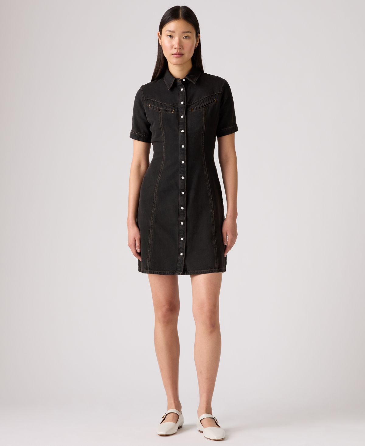 Levi's Rinoa Denim Dress In Black