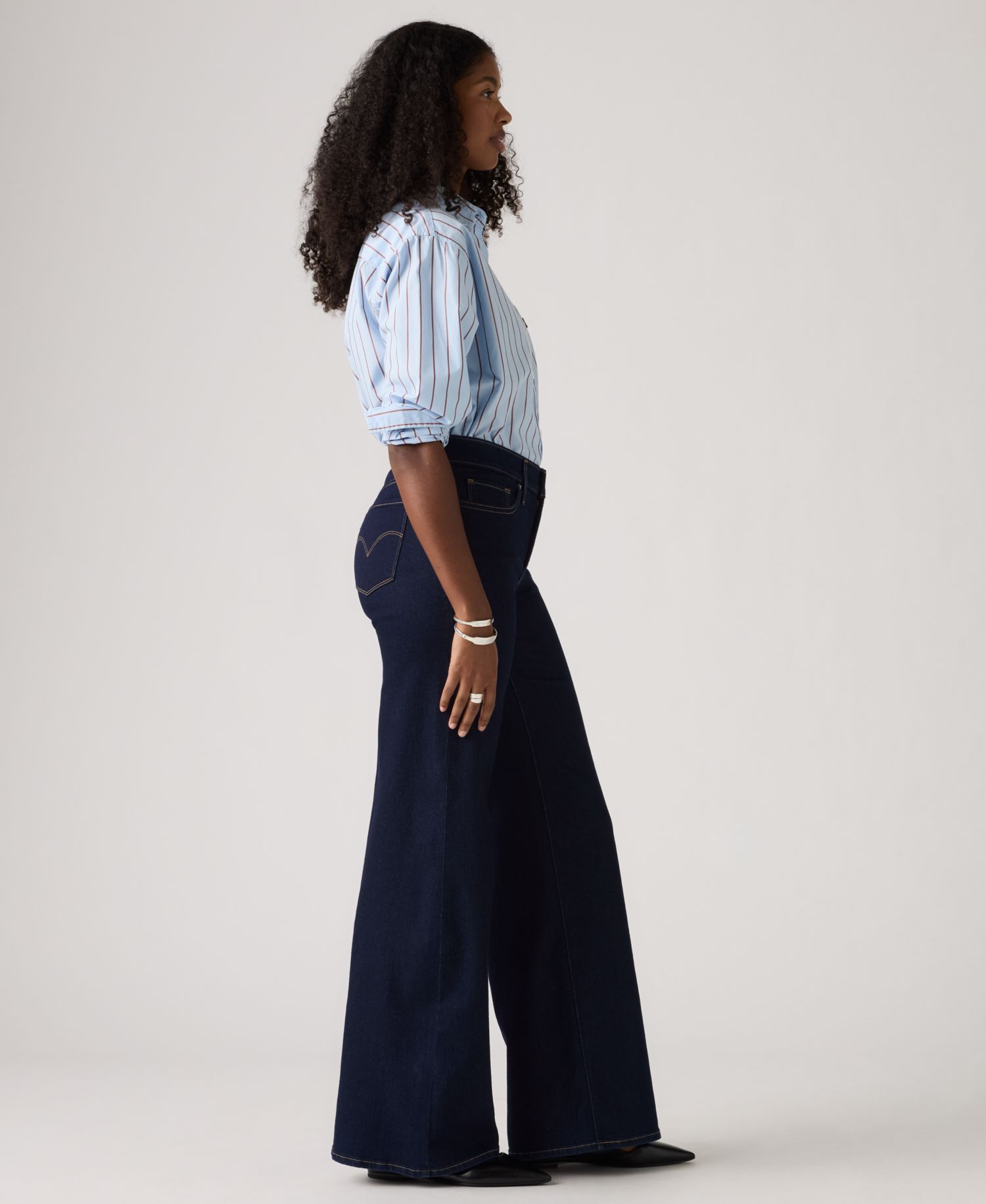 Women's 318 Shaping Stellar-Stretch Wide-Leg Jeans
