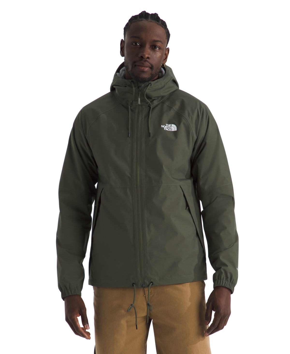 The North Face Men's Antora Rain Coat In Green