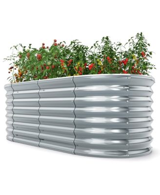Raised Garden Bed Kit Planter Raised Garden Boxes Outdoor 65'' x 32'' x 24''