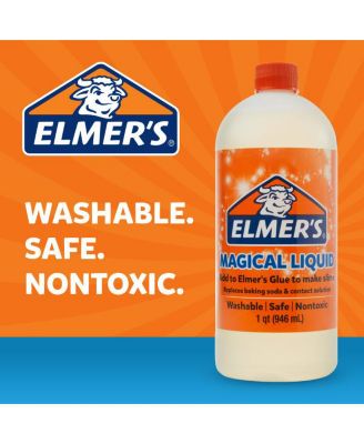 Slime Kit Combo – 1 Quart White Washable School Glue & 1 Quart Magical Liquid Slime Activator, Ideal for DIY Slime Making