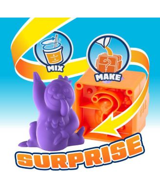 Squishies DIY Craft Kit Bundle: Mix & Match Characters & Glow-in-the-Dark Mystery Squishy Toys – Kids Activity Kits, 25 Pieces Total