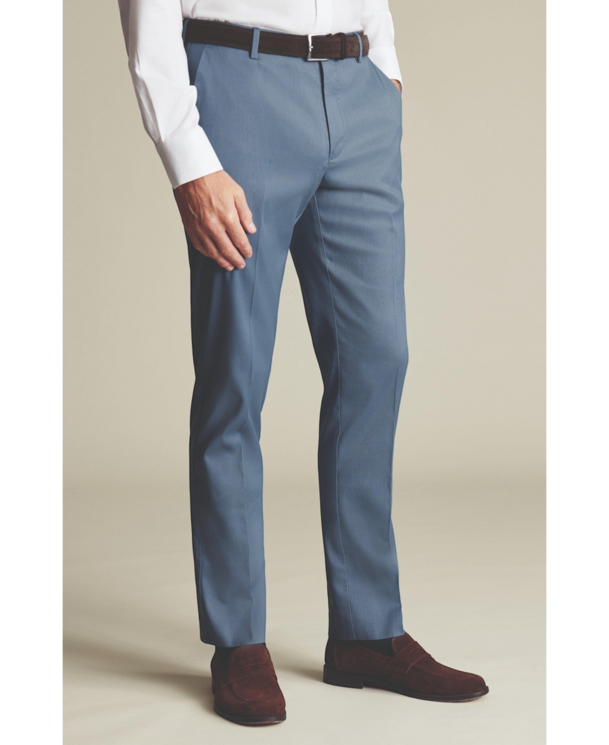 Charles Tyrwhitt Men's Smart Texture Pants