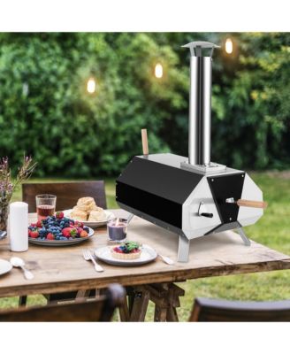 Outdoor Pizza Oven Machine 12'' Pizza  Grill Maker Portable with  Foldable legs