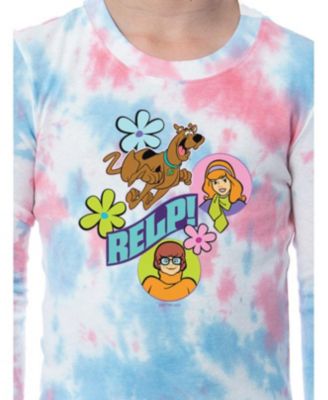 Big Girls Relp! Daphne Velma Character 2PC Tie-Dye Pajama Set