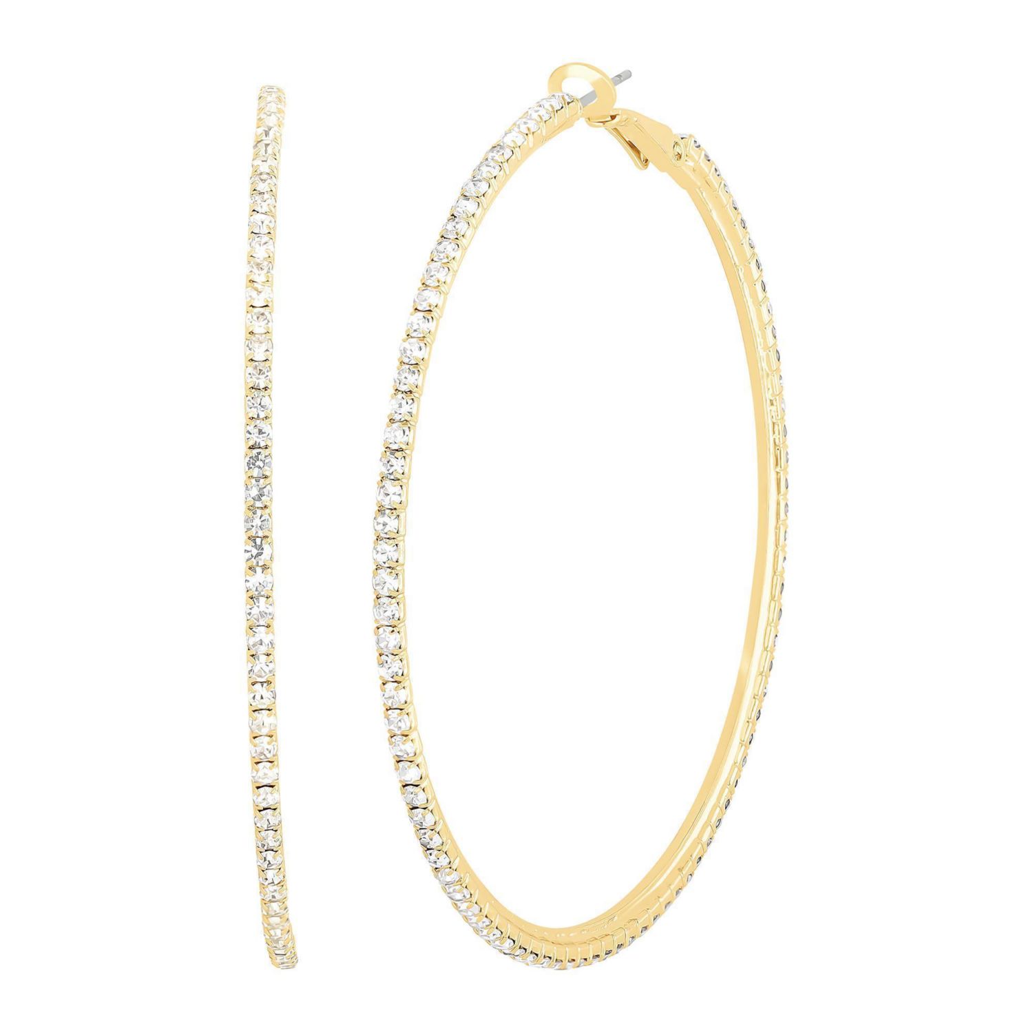 Textured Hoop Earrings