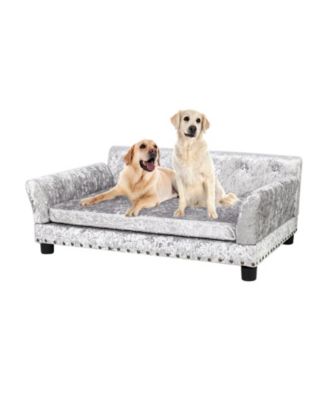 Large Dog Cat Pet Elevated Raised Bed Sofa for All Breed Super Soft Mat Pad