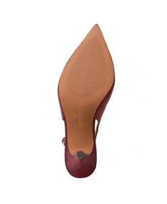 NIYKA Women's Mini Captoe Slingback Pumps