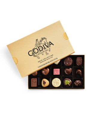 Godiva Assorted Chocolate Gold Gift Box, 15 Pieces - Macy's
