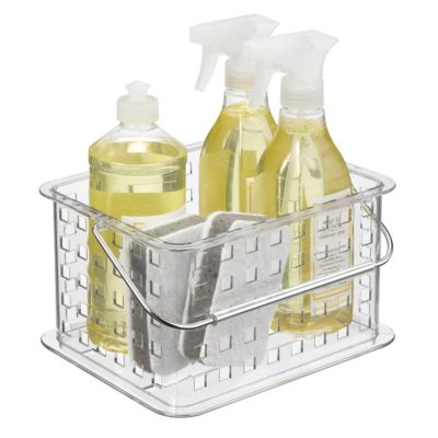 Small Stackable Shower Basket, Set of 6, Clear, Made in USA