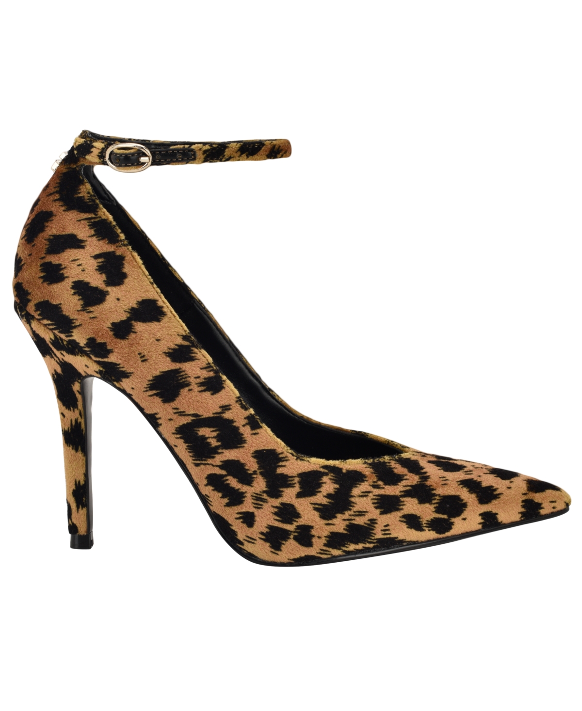 Guess Women's Napril Ankle Strap Stiletto Dress Pumps In Animal Print