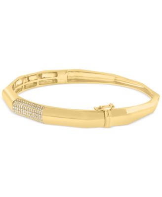 EFFY&reg; Diamond Pav&eacute; Cluster Bangle Bracelet (5/8 ct. t.w.) in 14k Gold