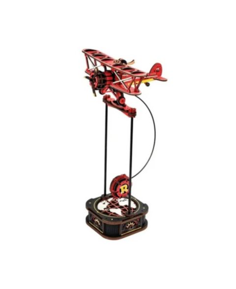 Детские конструкторы Robotime Helicopter Sky Captain 3D Wooden Puzzle, Ages 8+