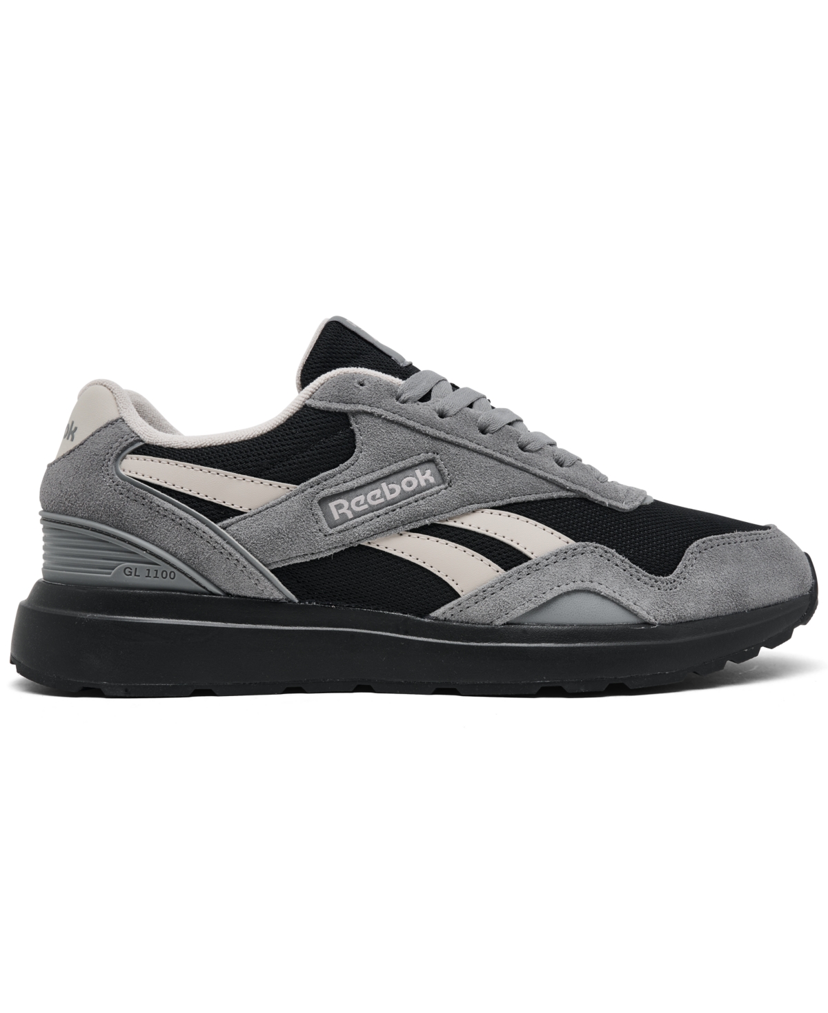 Reebok Men's Gl1100 Casual Sneakers From Finish Line In Black