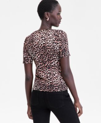 Women's Animal-Print Sweater, Macy's Exclusive