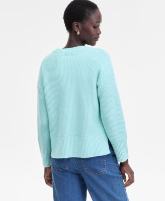 Women's Cozy Crew Neck Sweater, Macy's Exclusive