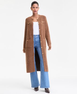 Women's Boucl&eacute; Duster Cardigan, Macy's Exclusive