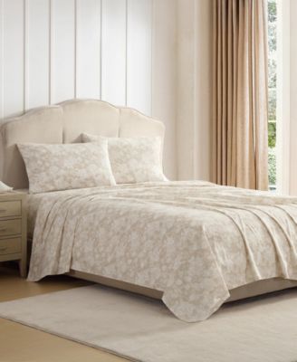 Loveston 200-Thread Count Cotton Percale 4-Pc. Sheet Set, Full