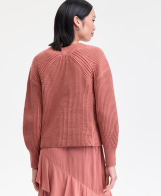 Women's Directional Ribbed Sweater, Macy's Exclusive