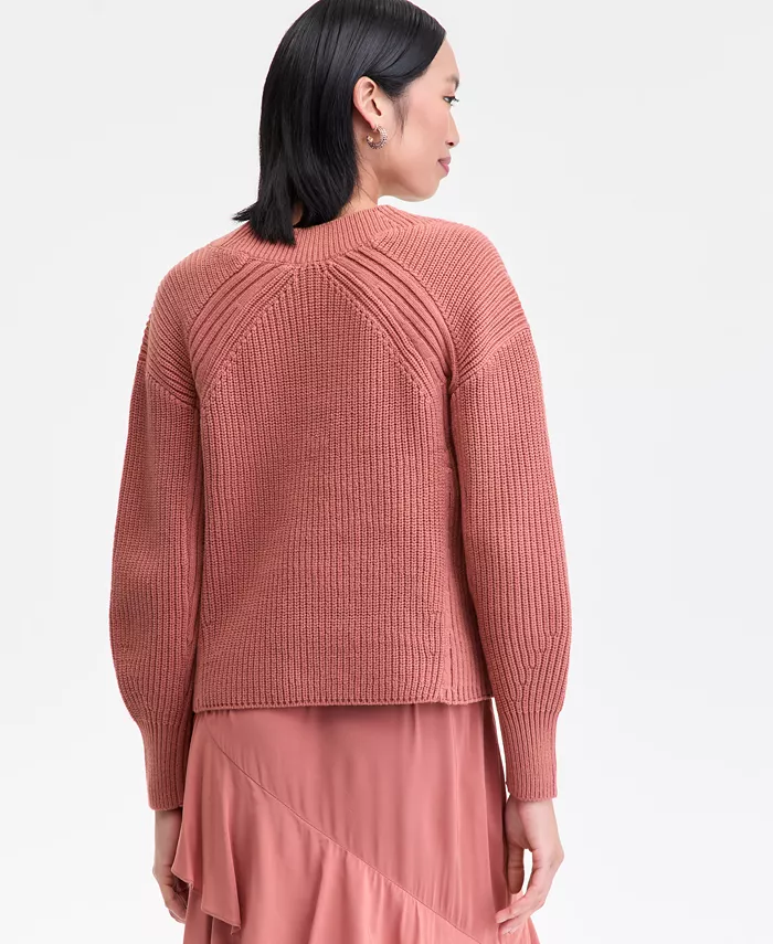 Women's Directional Ribbed Sweater - thumbnail 8