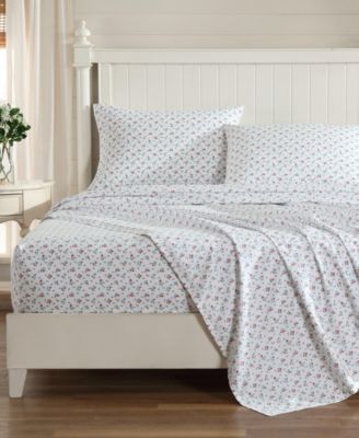 Loveston 200-Thread Count Cotton Percale 4-Pc. Sheet Set, Full