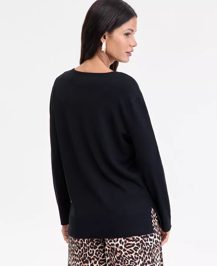 Women's V-Neck Tunic - thumbnail 2