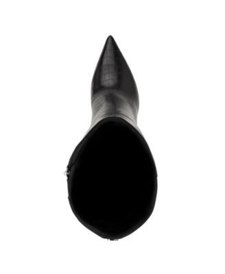 GUESS Women's Gressa Tall Wide Calf Pointed Toe Stiletto Boots