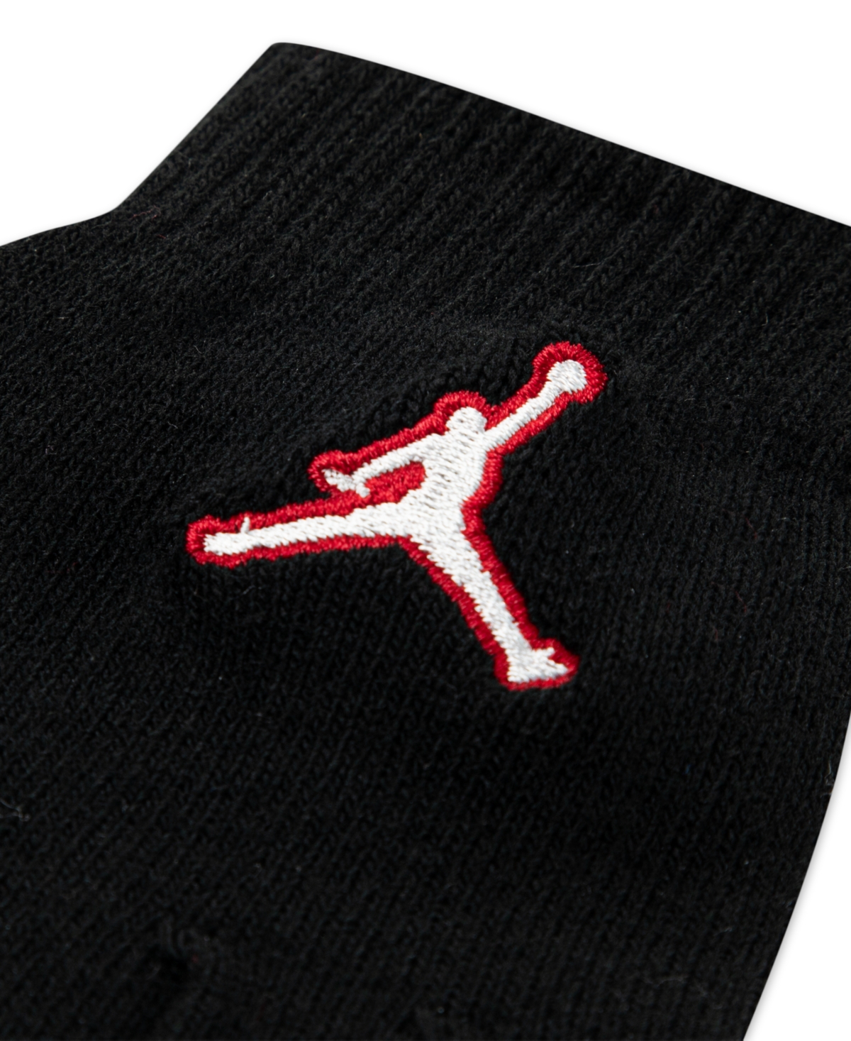 Jordan Big Kids 2-piece Neutral Patch Beanie And Gloves Set In Black