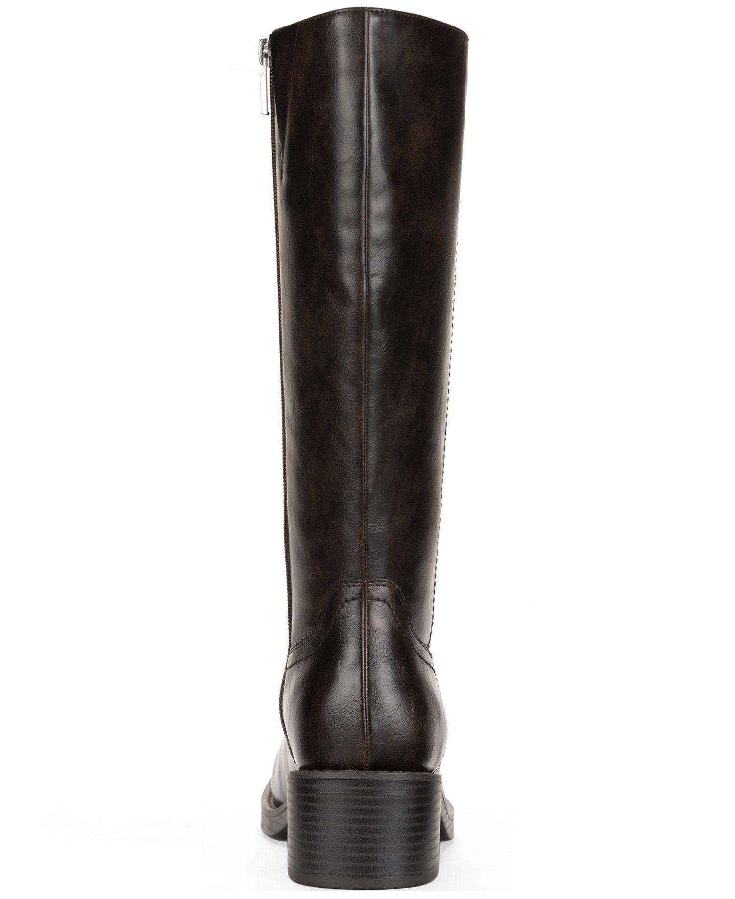 Women's Warblerr Square Toe Tall Boots, Created for Macy's, Regular & Wide Calf
