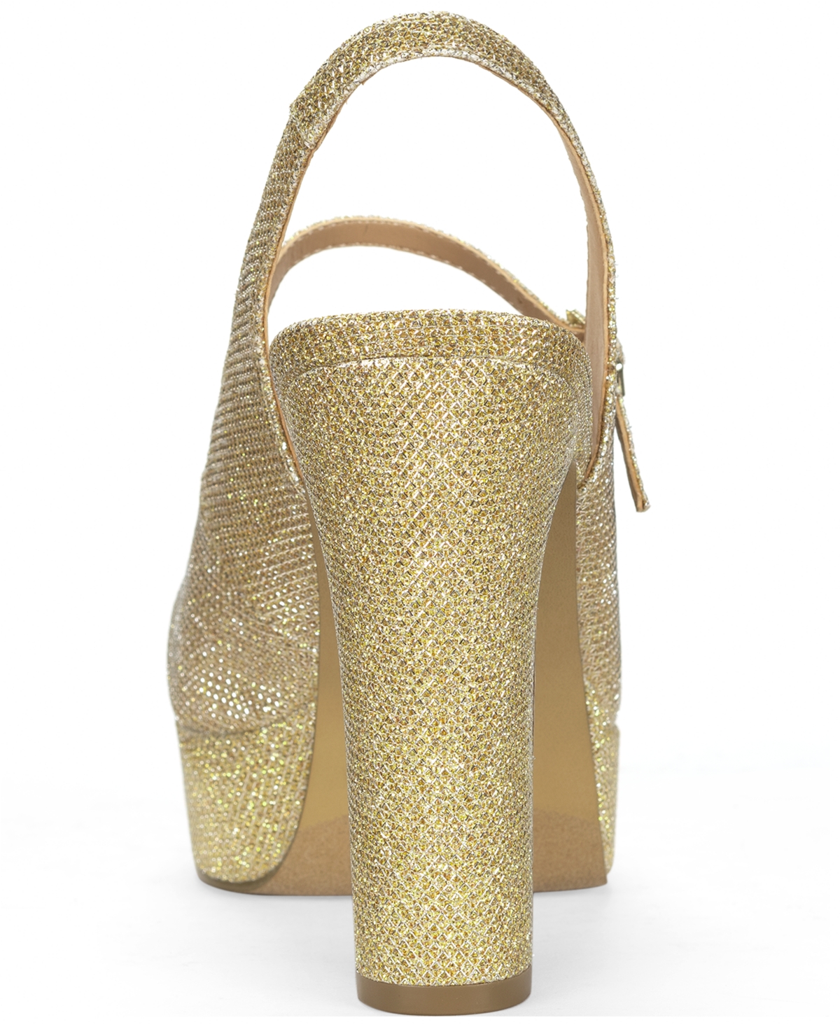 Wild Pair Women's Ciehna Round Toe Platform Pumps, Macy's Exclusive In Gold