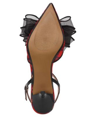 Women's Lillyan T-Strap Kitten-Heel Pumps