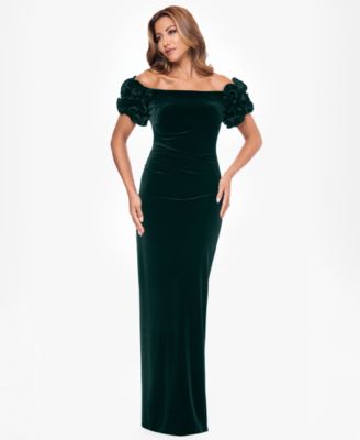 Women's Petite Sleeveless Ball Gown