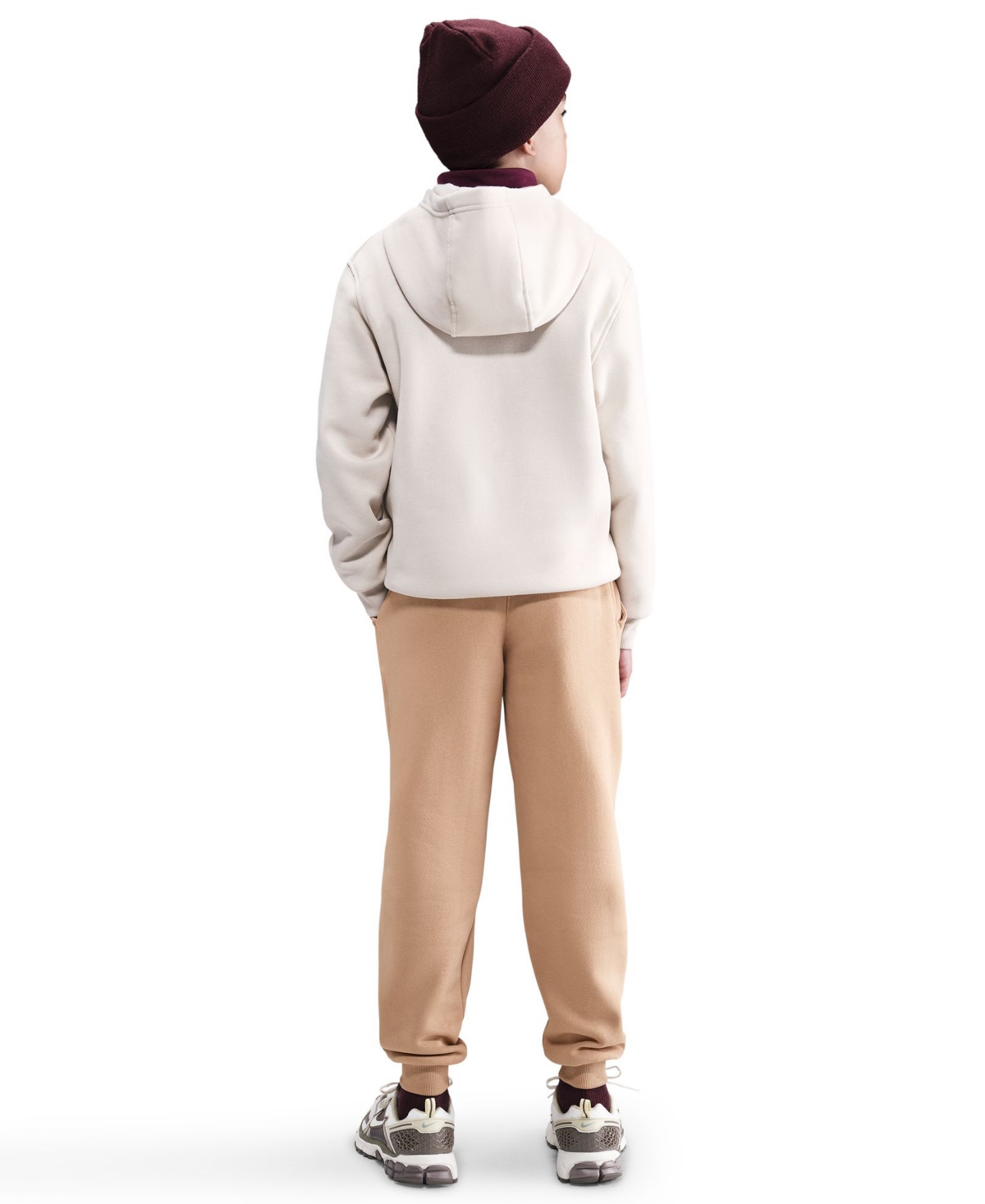Nike Big Kids Club Fleece Jogger Pants In Neutral
