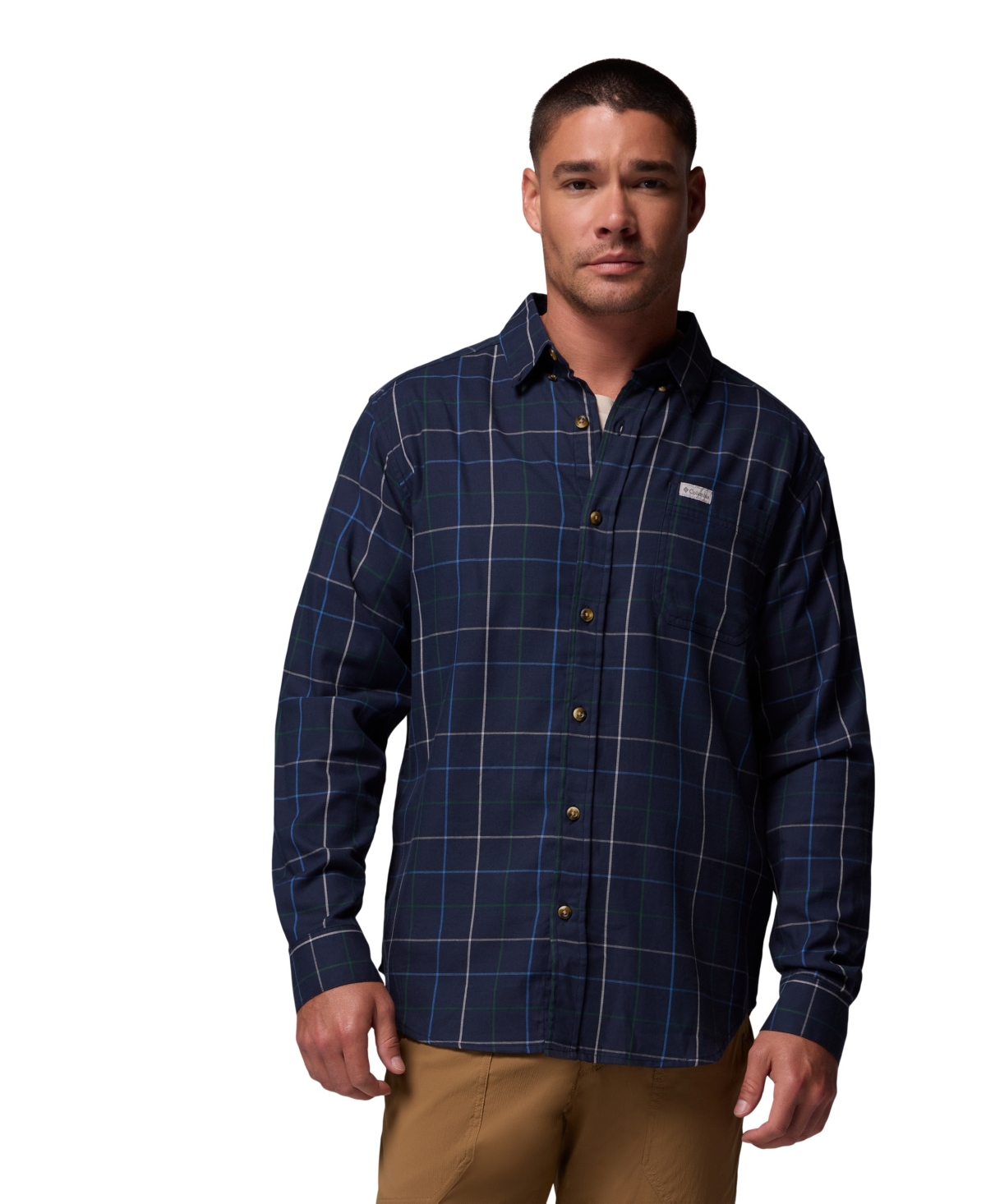 Columbia Men's Rapid Rivers Long Sleeve Shirt In Blue