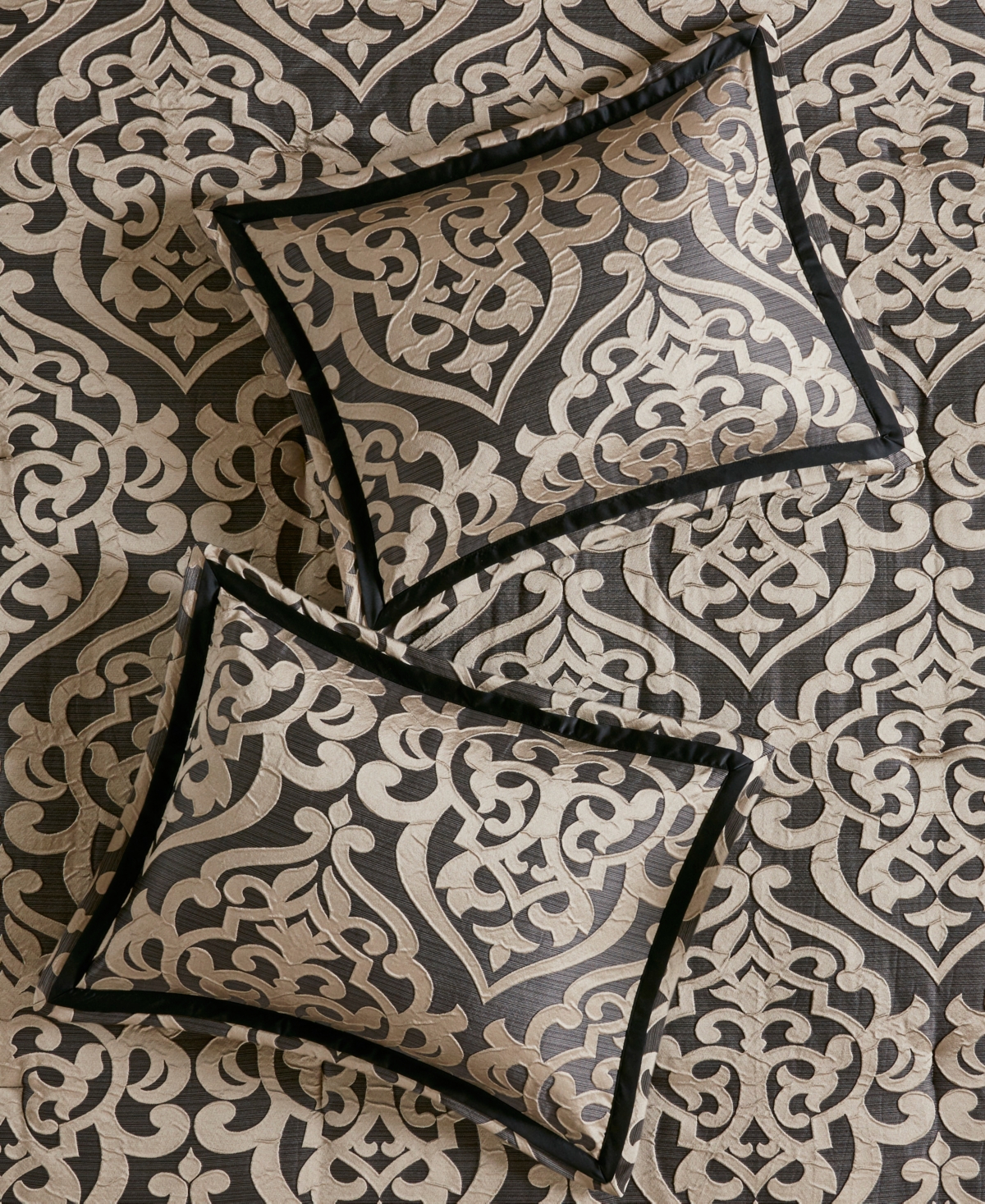 Madison Park Odette Jacquard 8-pc. Comforter Set, King In Black