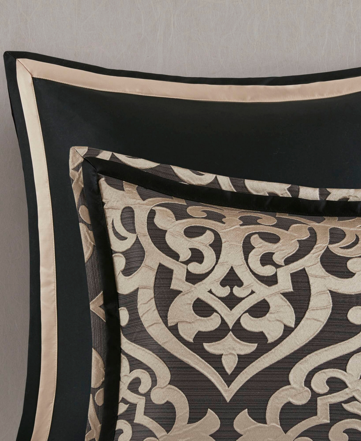 Madison Park Odette Jacquard 8-pc. Comforter Set, King In Black