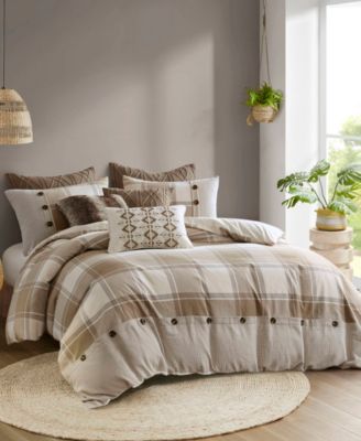 Urban Cabin Jacquard Cotton 8-Pc. Comforter Set, Queen